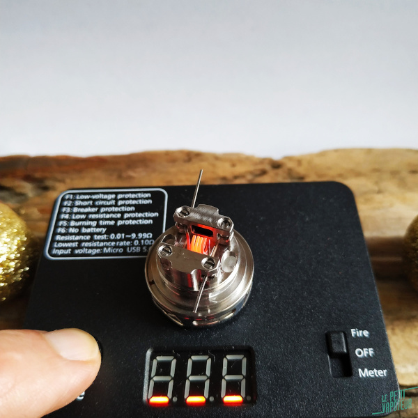 Article Ohmmetre Vape District Fire LPV